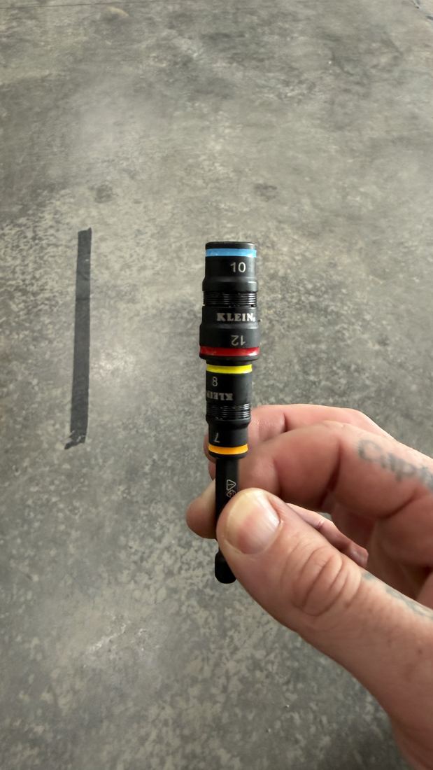 Klein Multi Socket Impact Set in use at our shop