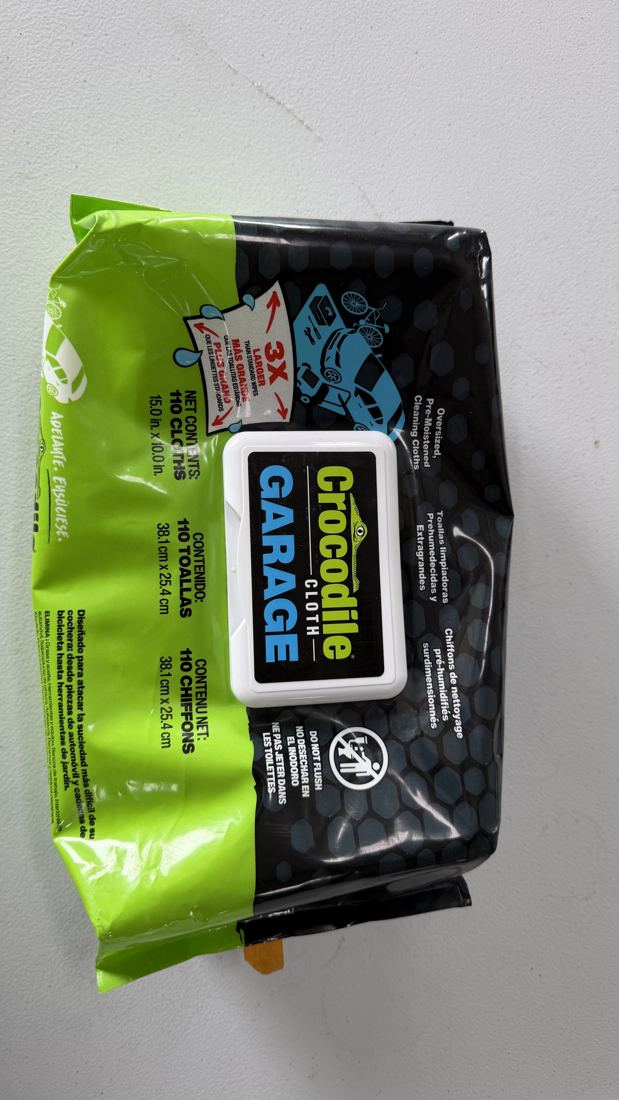 Crocodile Cloth Industrial Wipes in use at our shop