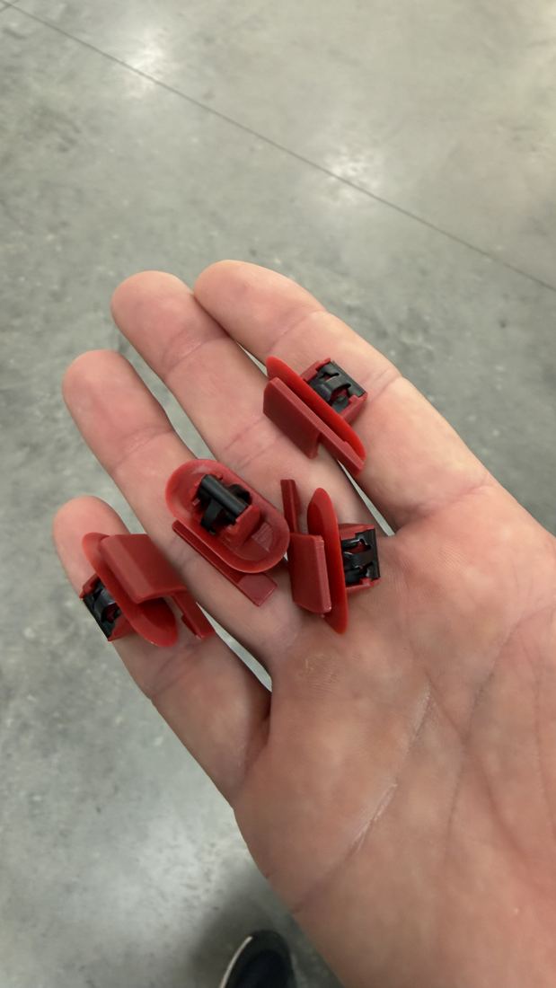 GM Truck Headliner Retainer Clips in use at our shop